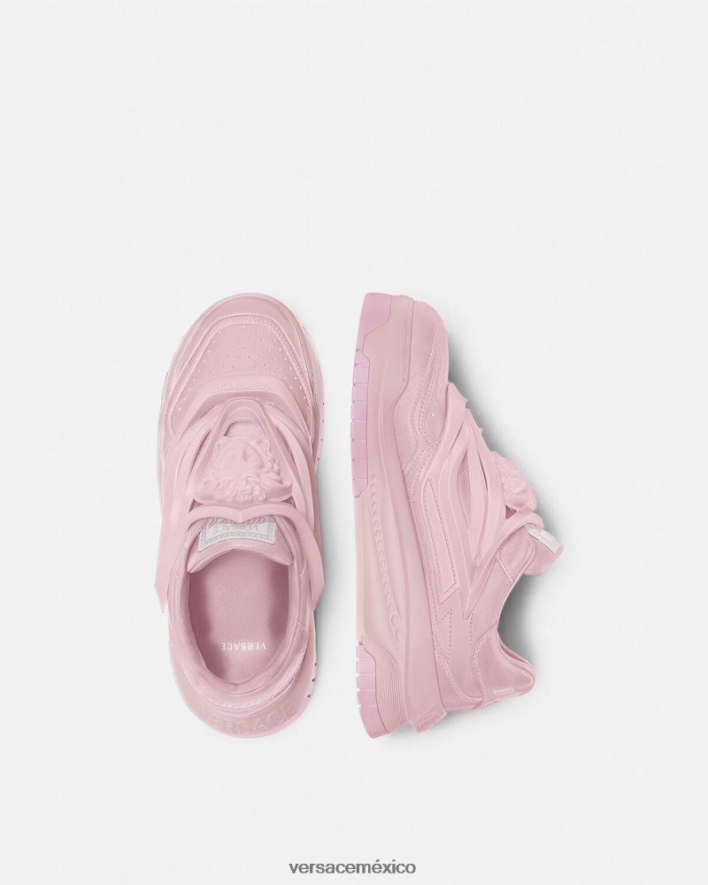 Versace zapatillas odissea rosa zapato hombres 84626J1523