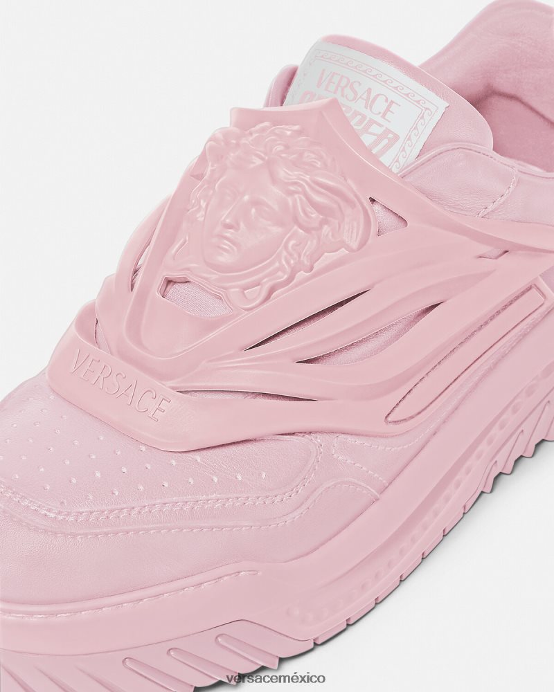Versace zapatillas odissea rosa zapato hombres 84626J1523