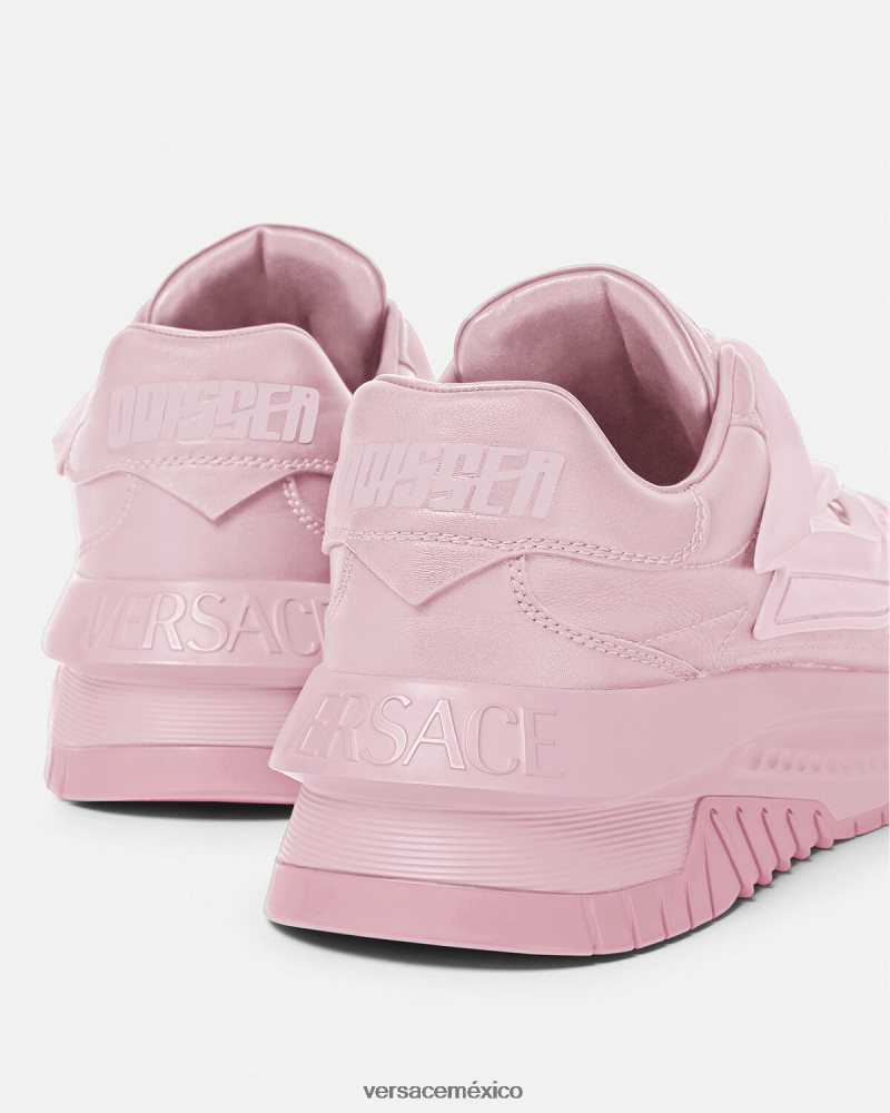 Versace zapatillas odissea rosa zapato hombres 84626J1523