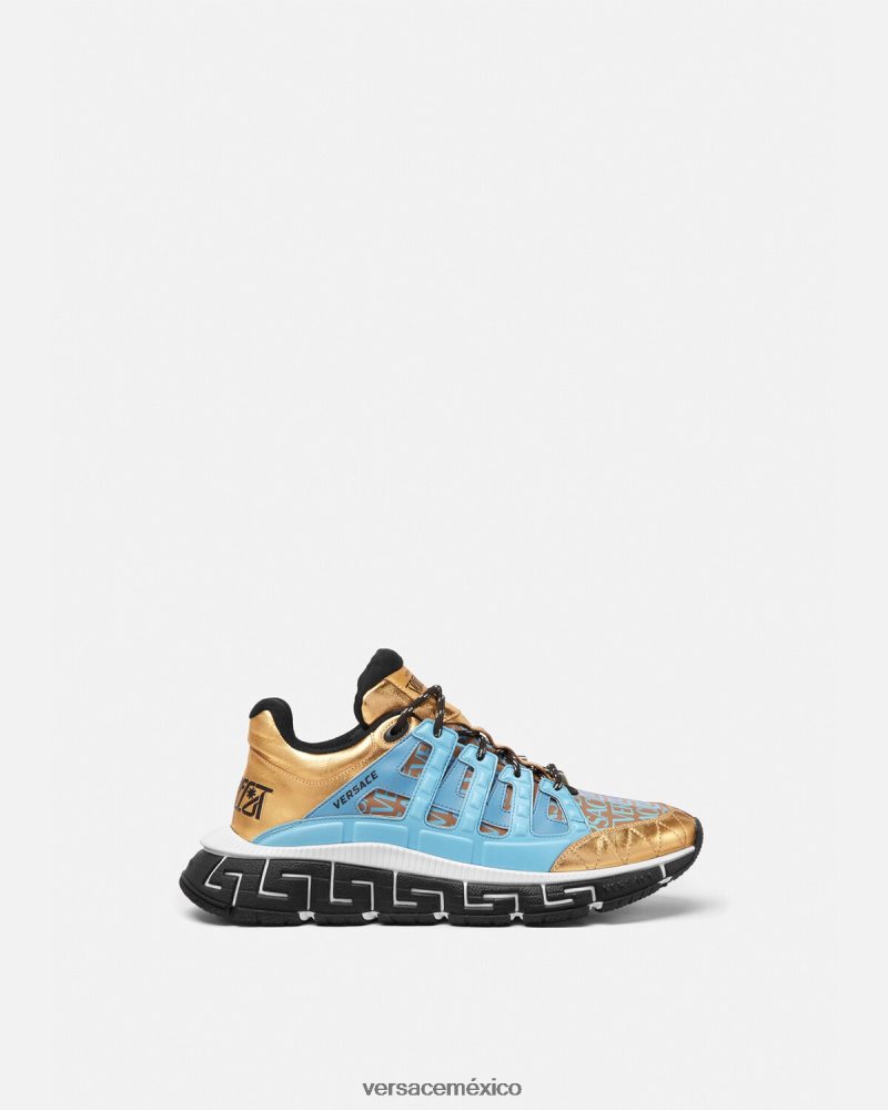 Versace zapatillas trigrecas multicolor zapato hombres 84626J1511