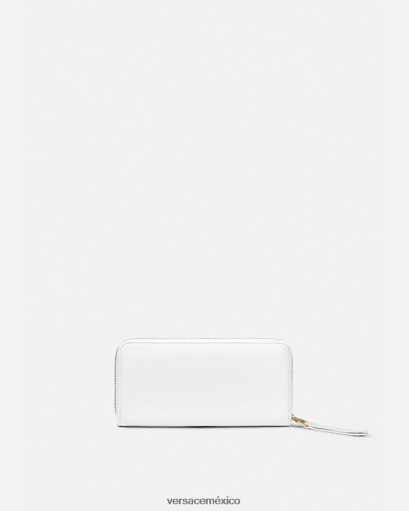 Versace cartera continental couture1 blanco accesorios mujer 84626J2319