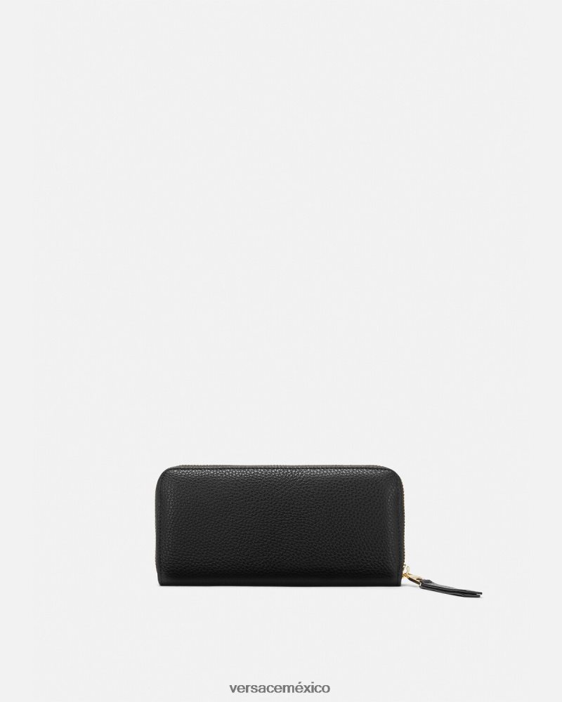Versace cartera continental couture1 negro accesorios mujer 84626J2320