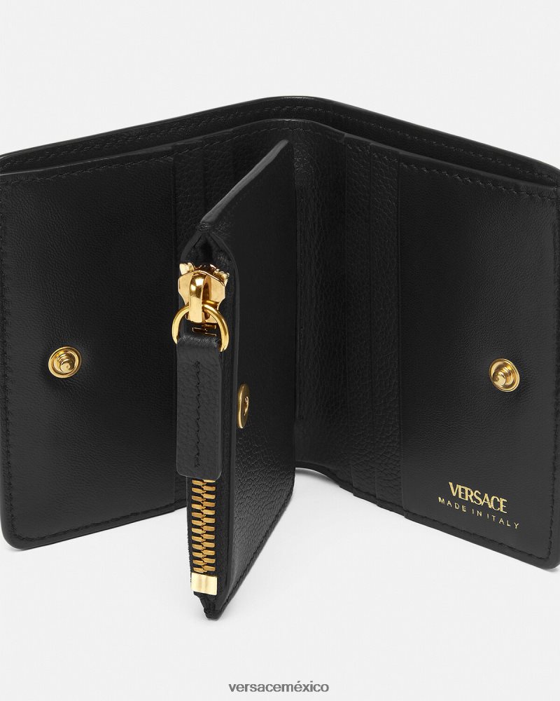 Versace cartera la medusa negro accesorios mujer 84626J575
