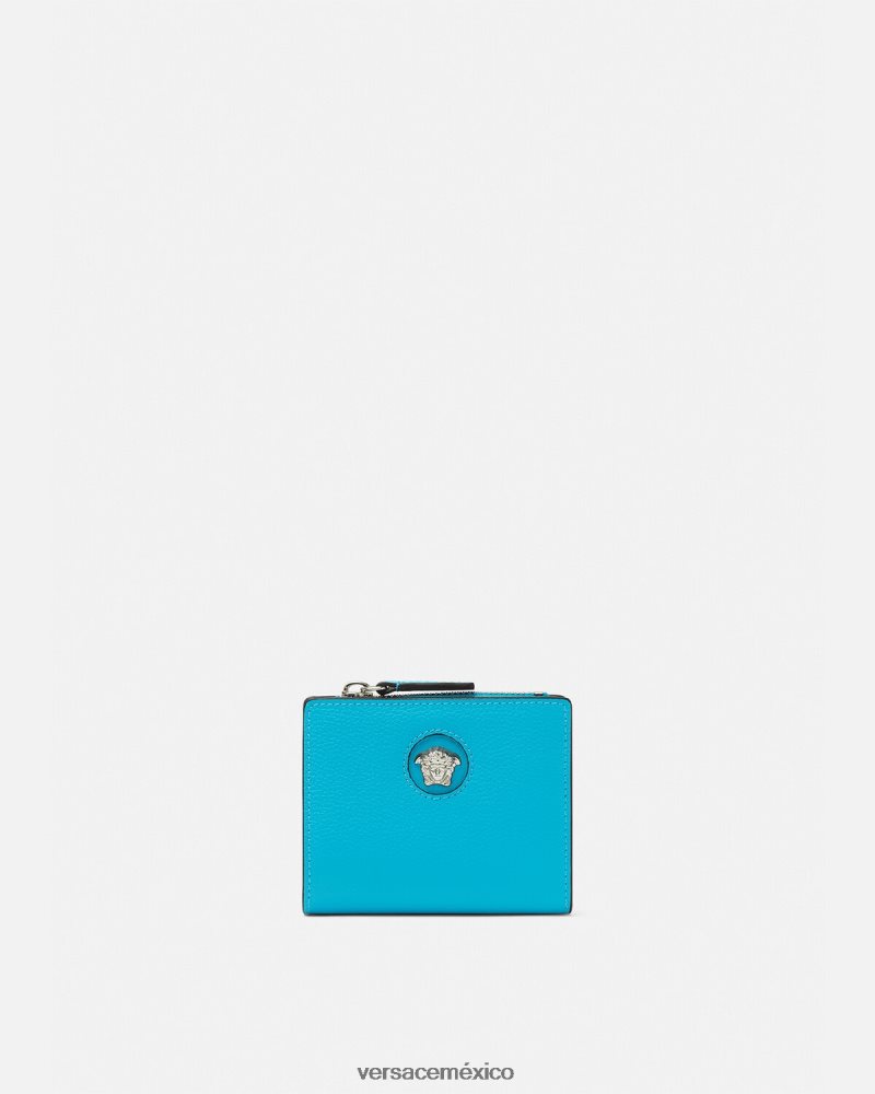 Versace cartera la medusa turquesa accesorios mujer 84626J569