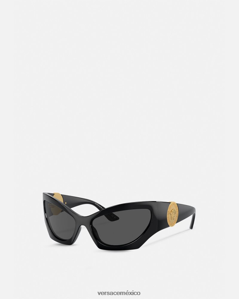Versace gafas de sol cat-eye con Medusa negro accesorios mujer 84626J587