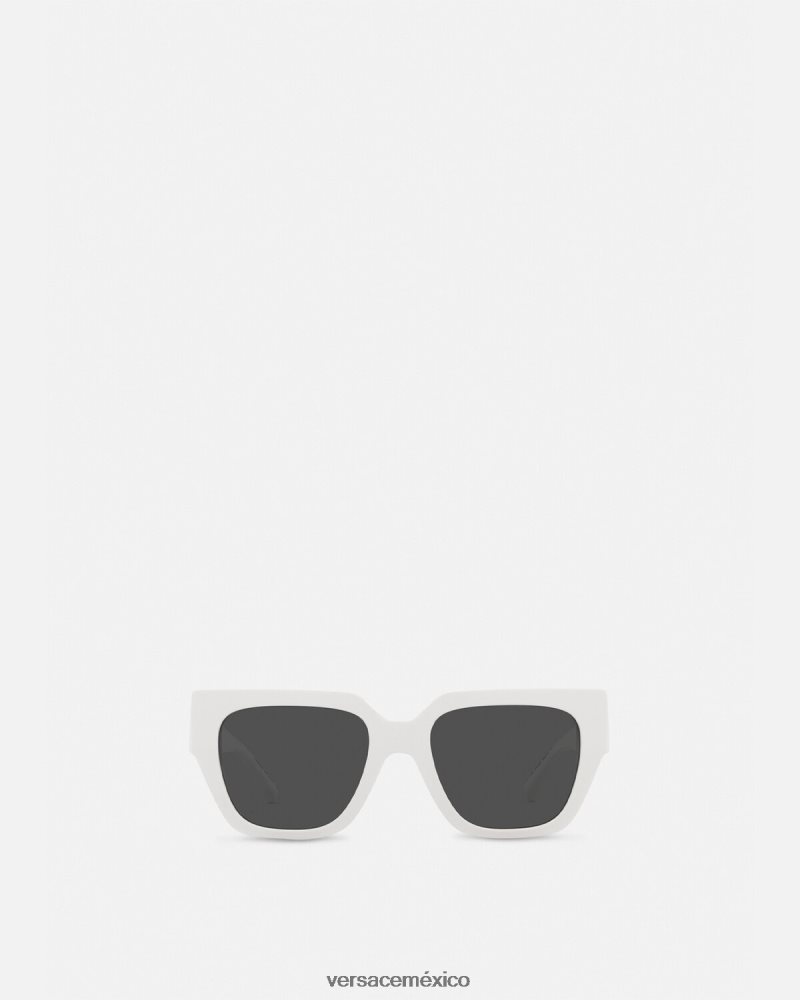 Versace gafas de sol con cadena de medusa blanco accesorios mujer 84626J662