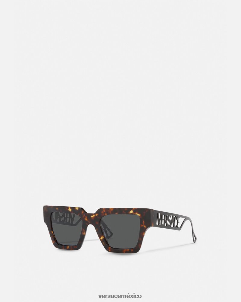 Versace gafas de sol con logo vintage de los 90 la Habana accesorios mujer 84626J620