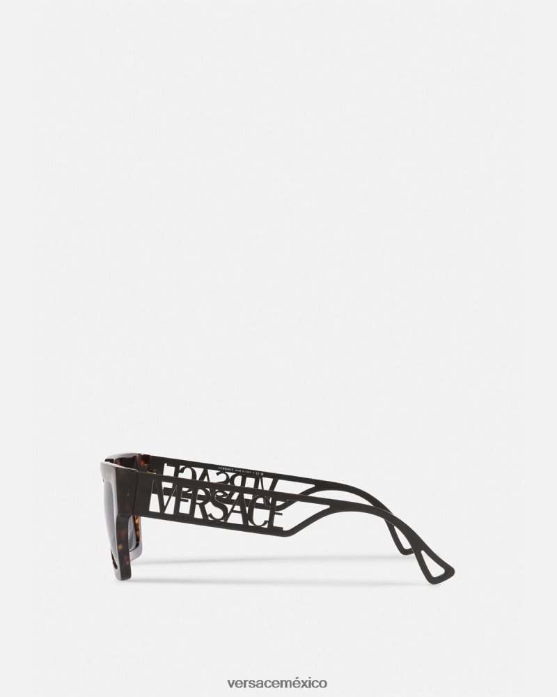 Versace gafas de sol con logo vintage de los 90 la Habana accesorios mujer 84626J620