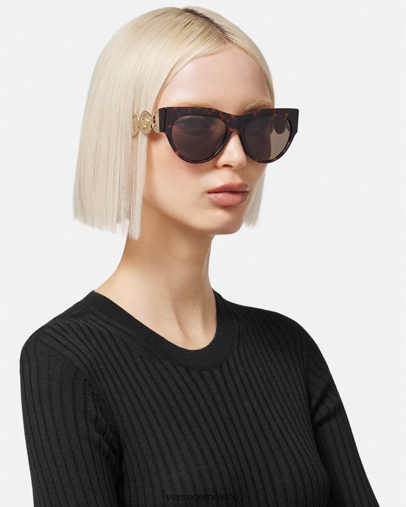 Versace gafas de sol de medusa alada la Habana accesorios mujer 84626J604