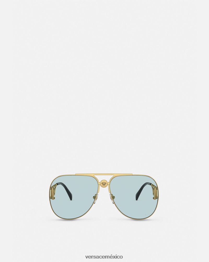 Versace gafas de sol estilo piloto medusa biggie onul accesorios mujer 84626J596
