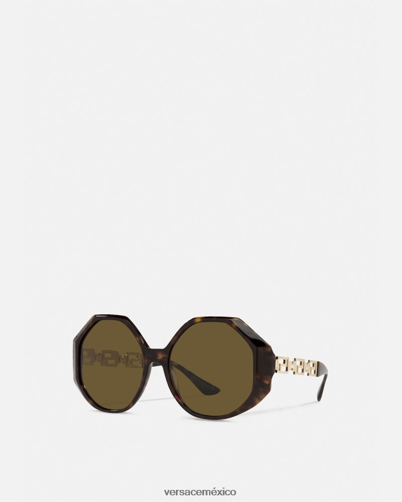Versace gafas de sol greca ajuste adicional la Habana accesorios mujer 84626J686