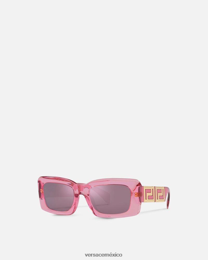 Versace gafas de sol greca infinitas rosa accesorios mujer 84626J601