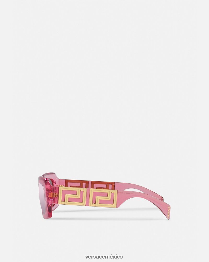 Versace gafas de sol greca infinitas rosa accesorios mujer 84626J601