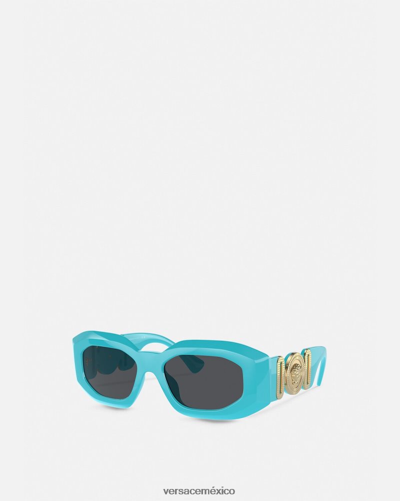 Versace gafas de sol maxi medusa biggie azul accesorios mujer 84626J594