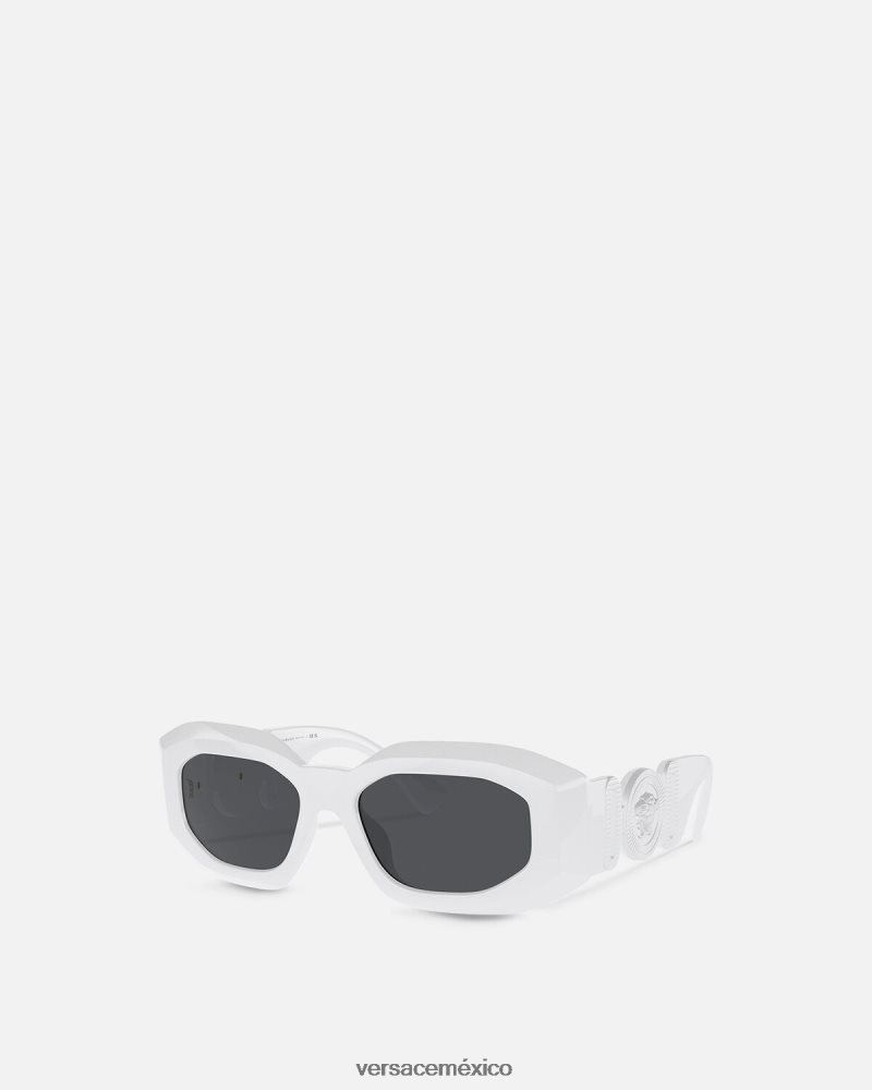 Versace gafas de sol maxi medusa biggie blanco accesorios mujer 84626J592