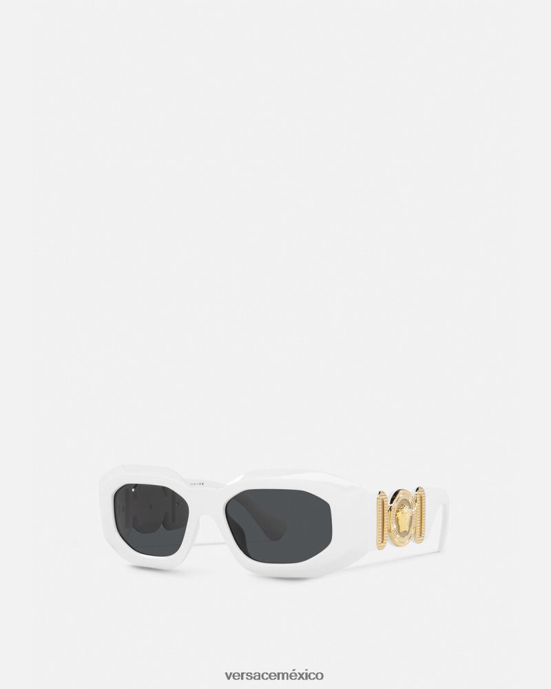 Versace gafas de sol maxi medusa biggie blanco accesorios mujer 84626J681