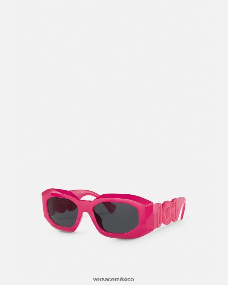 Versace gafas de sol maxi medusa biggie fucsia accesorios mujer 84626J692