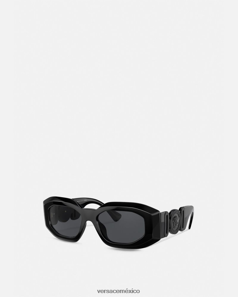 Versace gafas de sol maxi medusa biggie negro accesorios mujer 84626J639