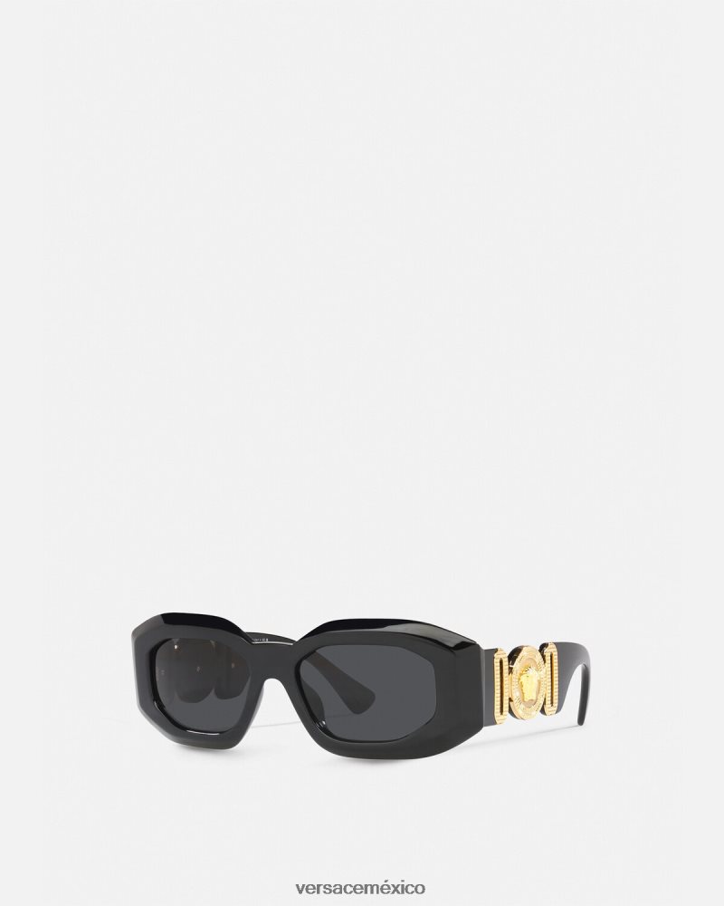 Versace gafas de sol maxi medusa biggie negro accesorios mujer 84626J640