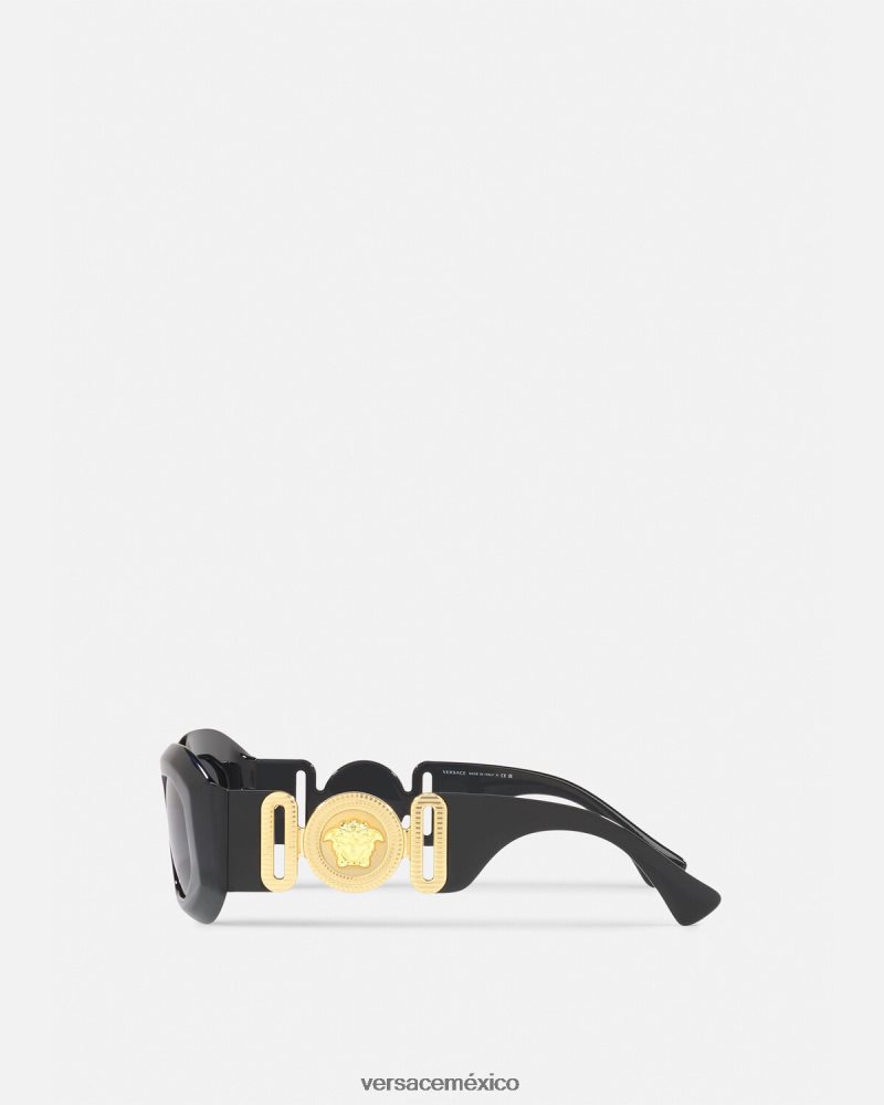 Versace gafas de sol maxi medusa biggie negro accesorios mujer 84626J640