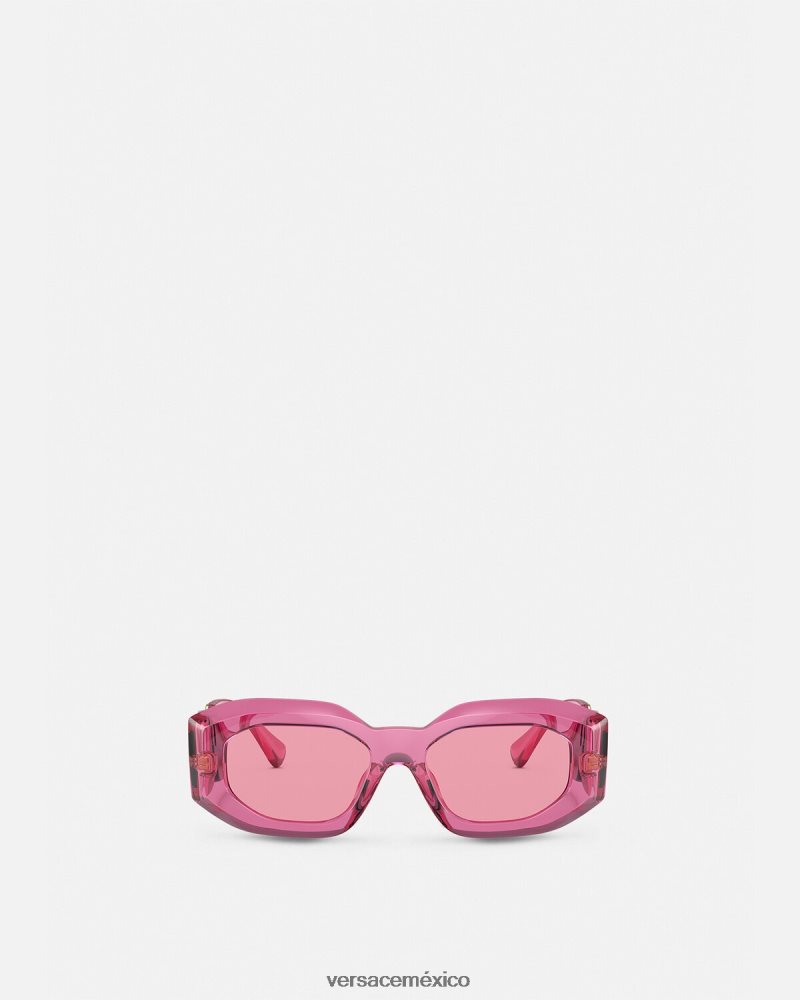 Versace gafas de sol maxi medusa biggie rosa accesorios mujer 84626J638