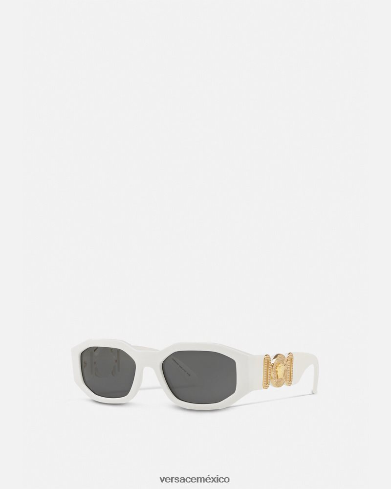 Versace gafas de sol medusa biggie blanco accesorios mujer 84626J647