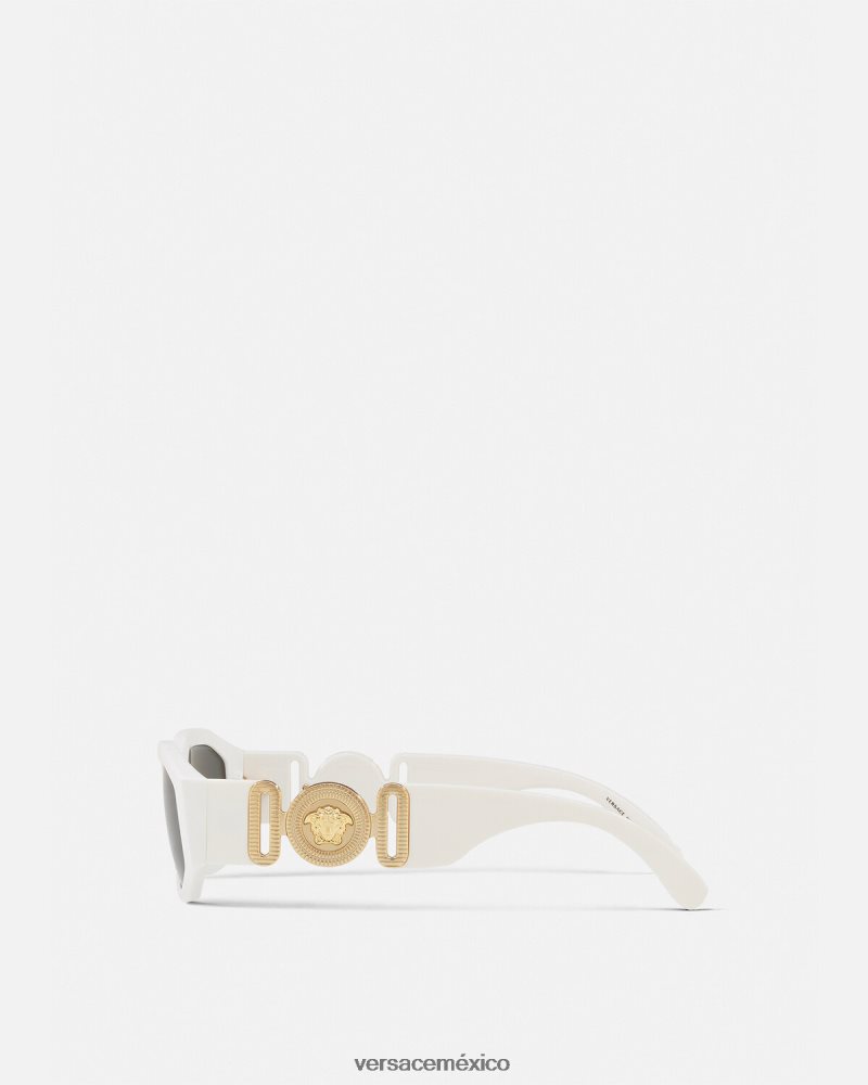 Versace gafas de sol medusa biggie blanco accesorios mujer 84626J647