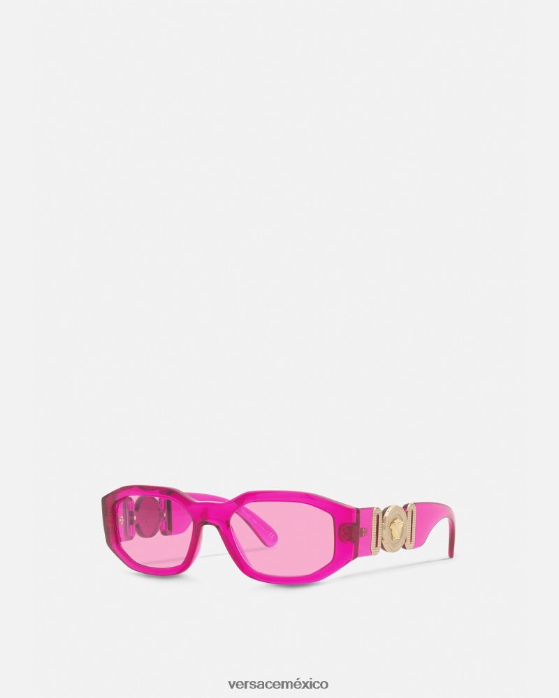 Versace gafas de sol medusa biggie fucsia accesorios mujer 84626J651