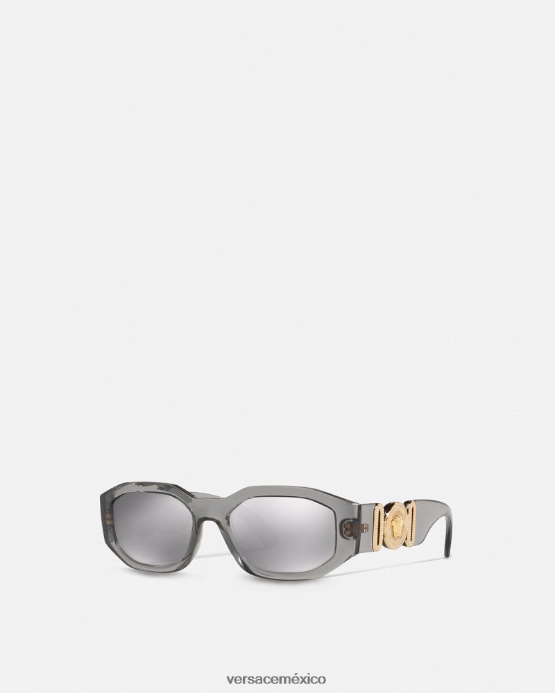 Versace gafas de sol medusa biggie gris accesorios mujer 84626J648