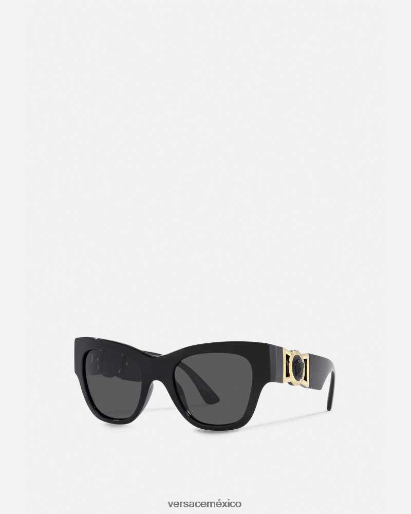 Versace gafas de sol medusa biggie mariposa negro accesorios mujer 84626J657