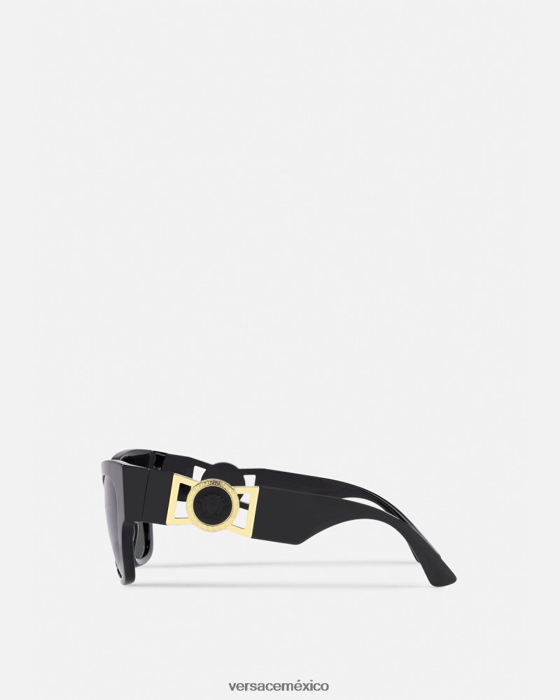Versace gafas de sol medusa biggie mariposa negro accesorios mujer 84626J657