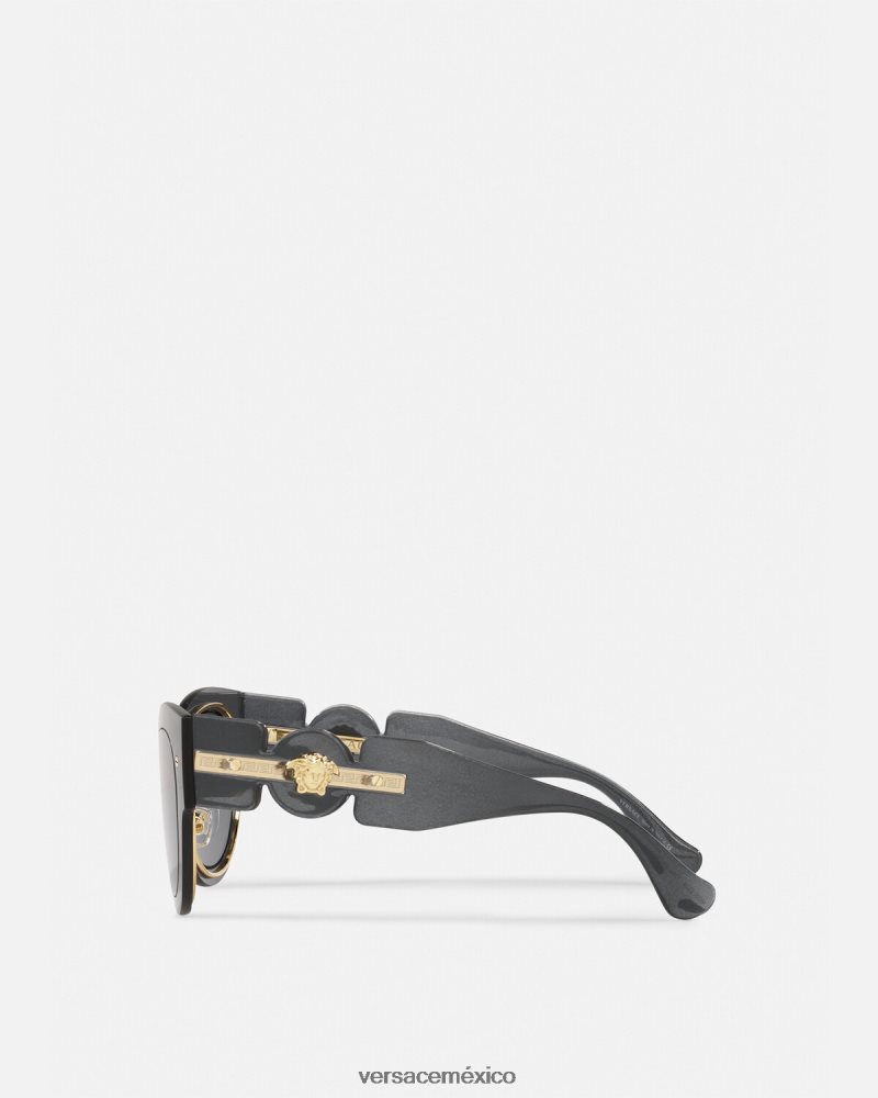 Versace gafas de sol medusa biggie mariposa negro accesorios mujer 84626J701