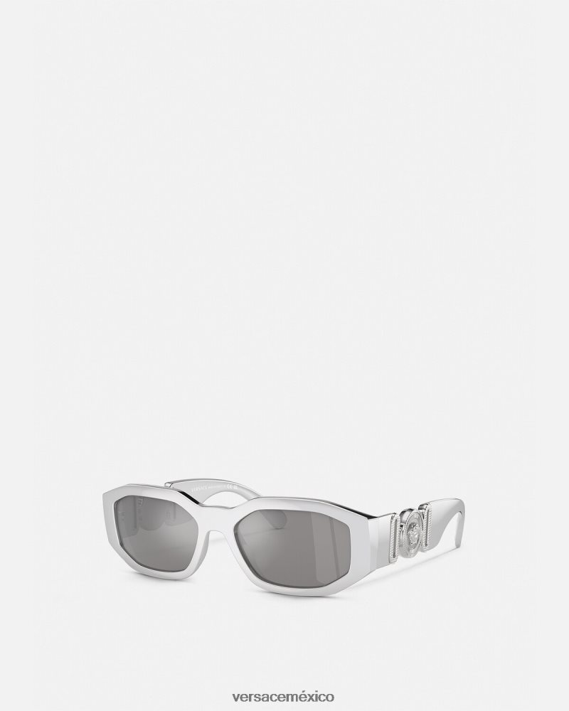 Versace gafas de sol medusa biggie plata accesorios mujer 84626J589