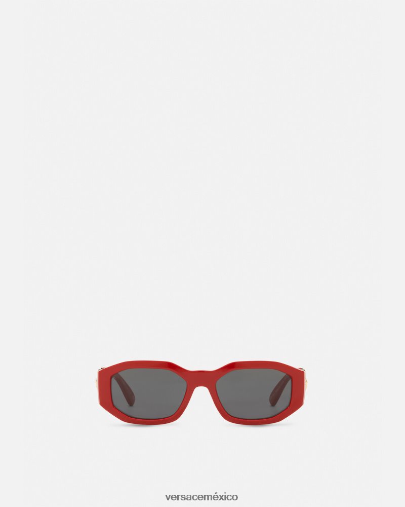 Versace gafas de sol medusa biggie rojo accesorios mujer 84626J646