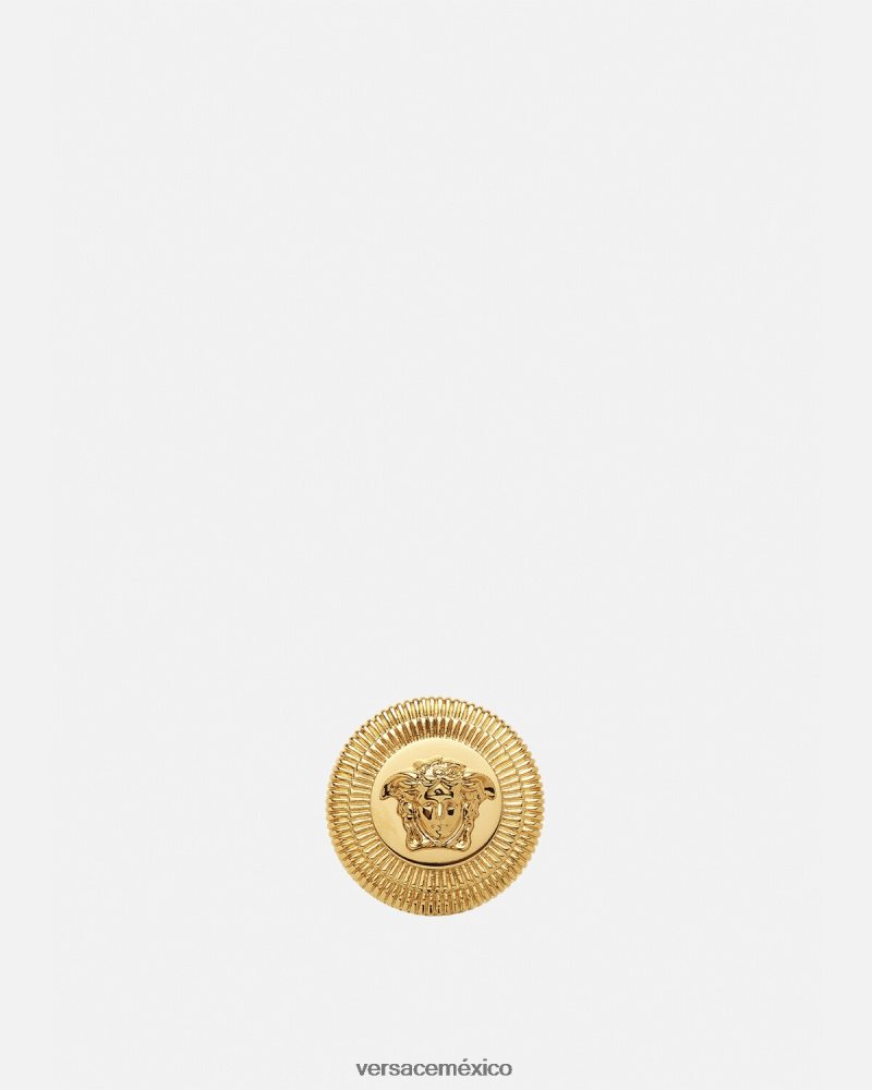 Versace anillo grande con medusa oro accesorios mujer 84626J783