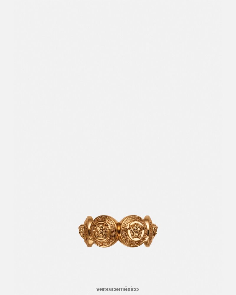 Versace anillo tributo medusa tributo de oro accesorios mujer 84626J795