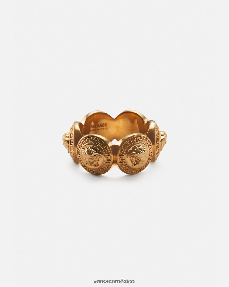 Versace anillo tributo medusa tributo de oro accesorios mujer 84626J795