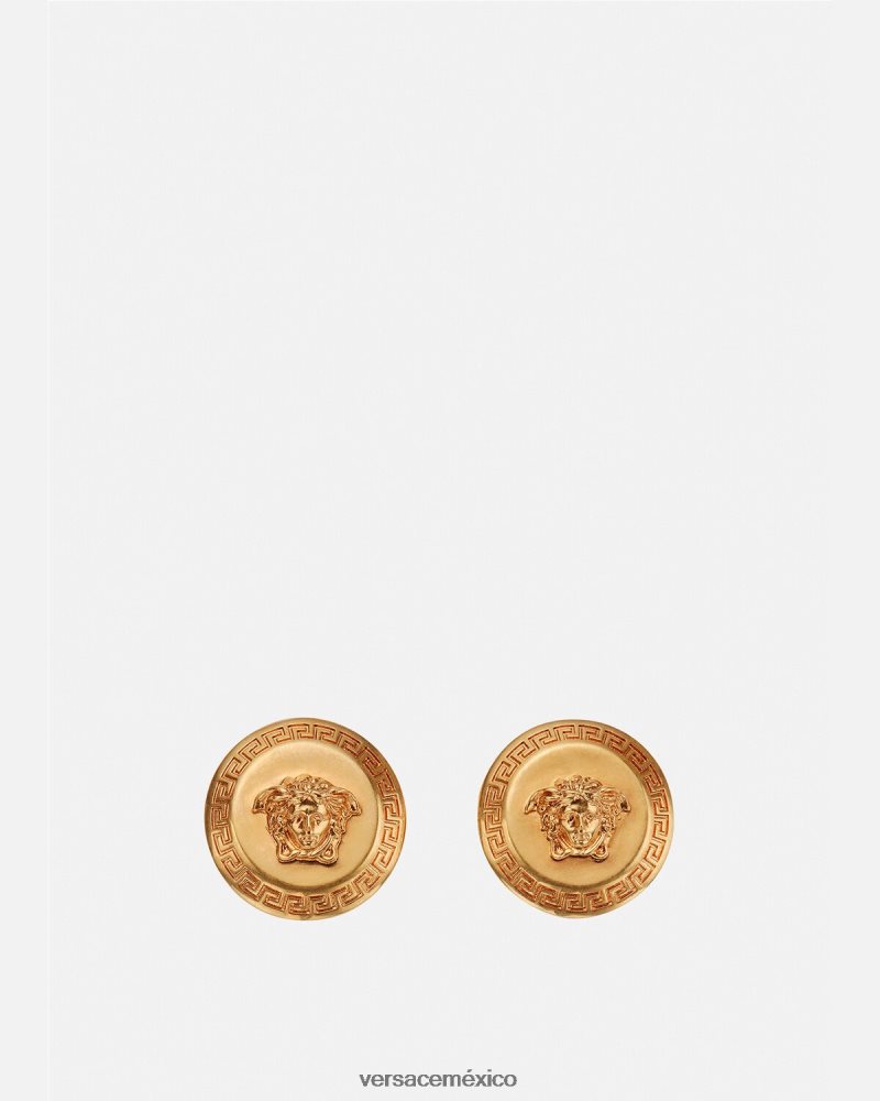 Versace aretes tributo con medusa tributo de oro accesorios mujer 84626J794