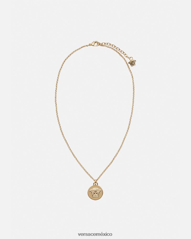Versace collar con colgante de medusa oro accesorios mujer 84626J770