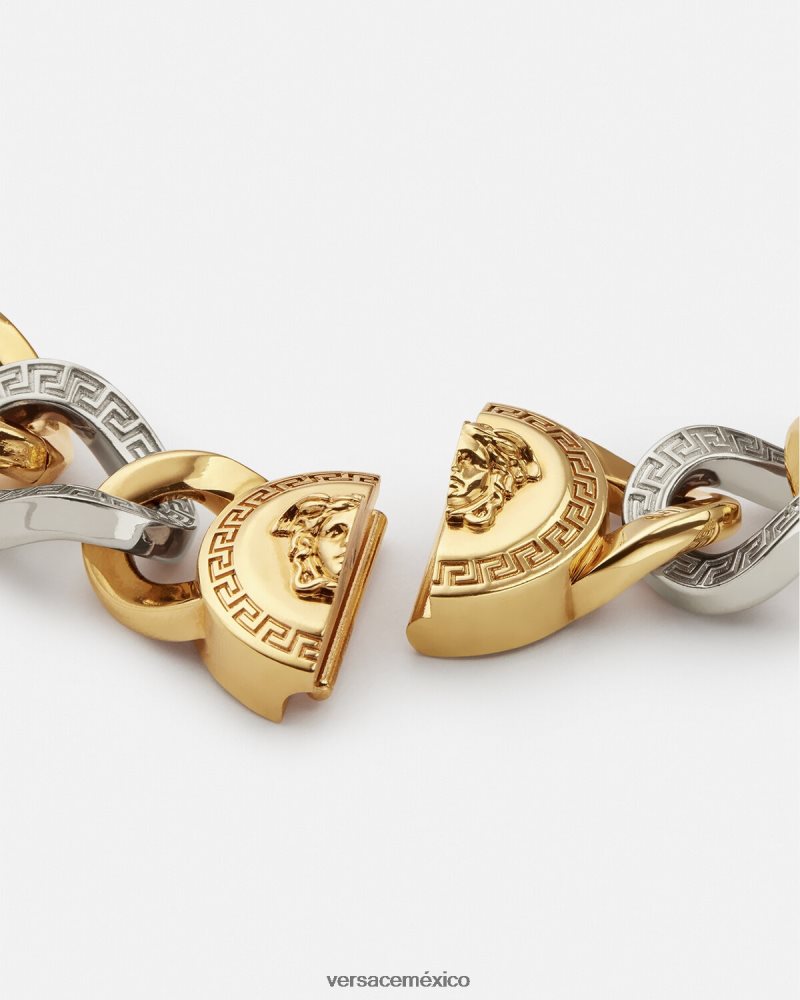 Versace collar de cadena con medusa oro accesorios mujer 84626J785