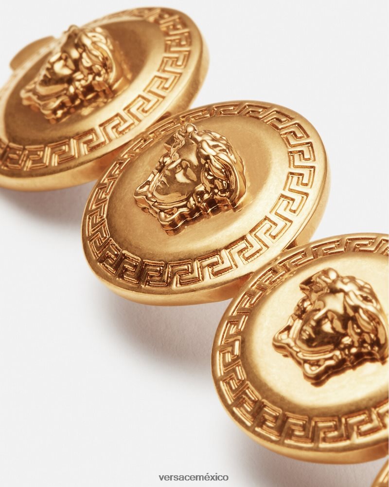 Versace horquilla de pelo tributo a medusa derecha tributo de oro accesorios mujer 84626J796