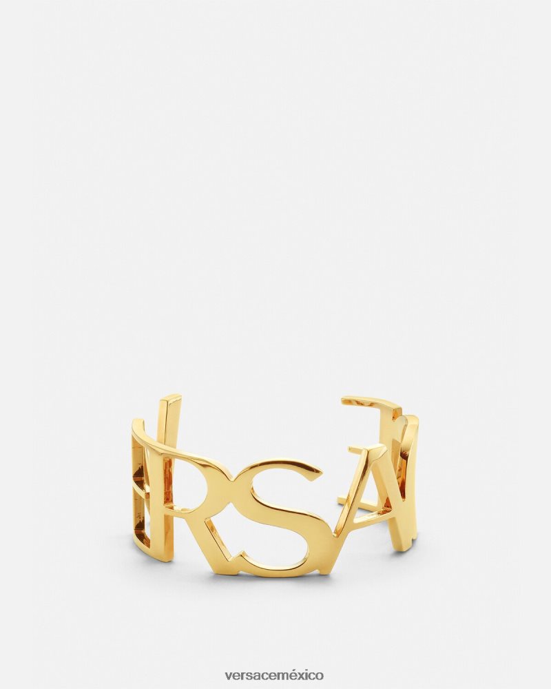 Versace pulsera con logo oro accesorios mujer 84626J806