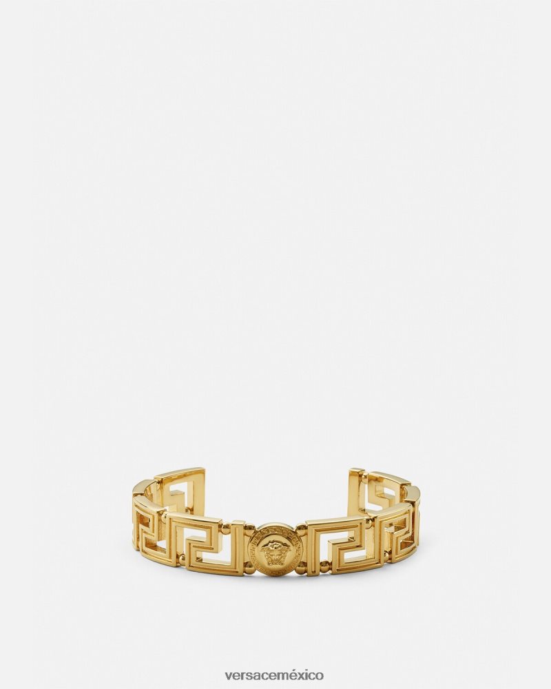 Versace pulsera con medusa y greca oro accesorios mujer 84626J757