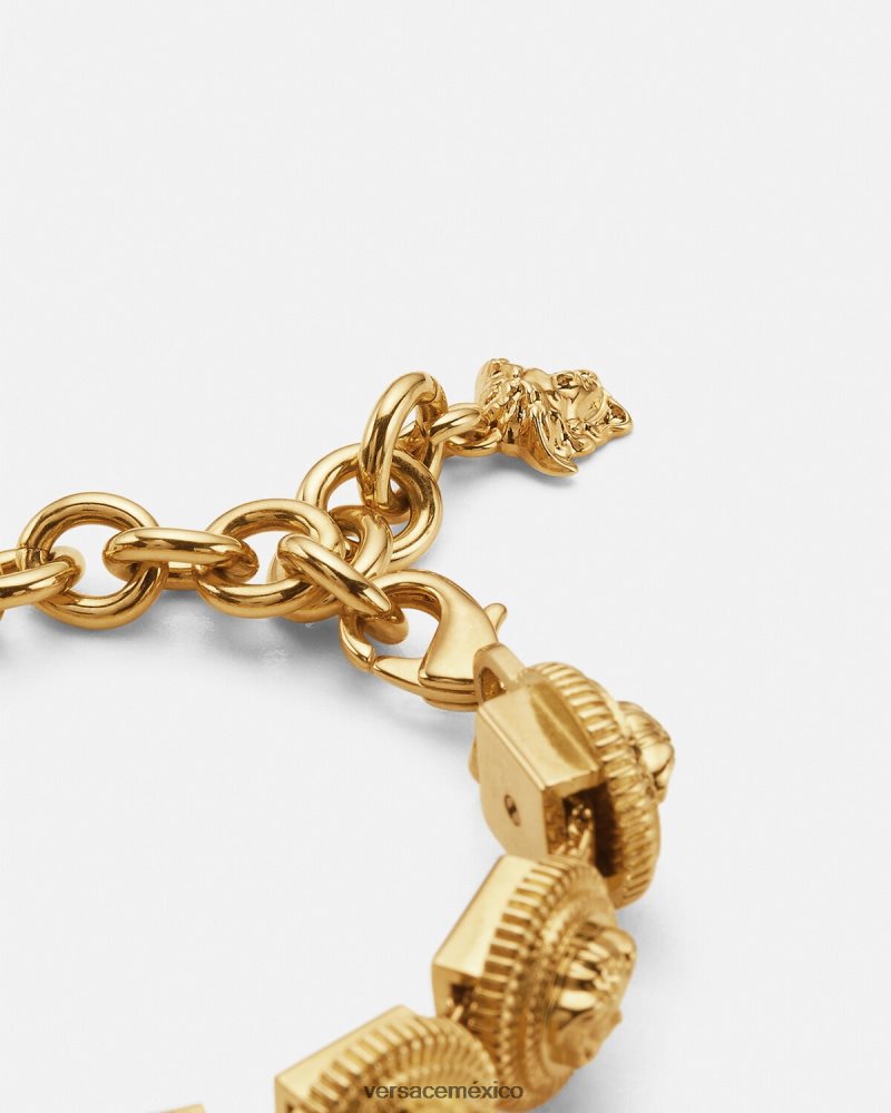 Versace pulsera de medusa biggie oro accesorios mujer 84626J846