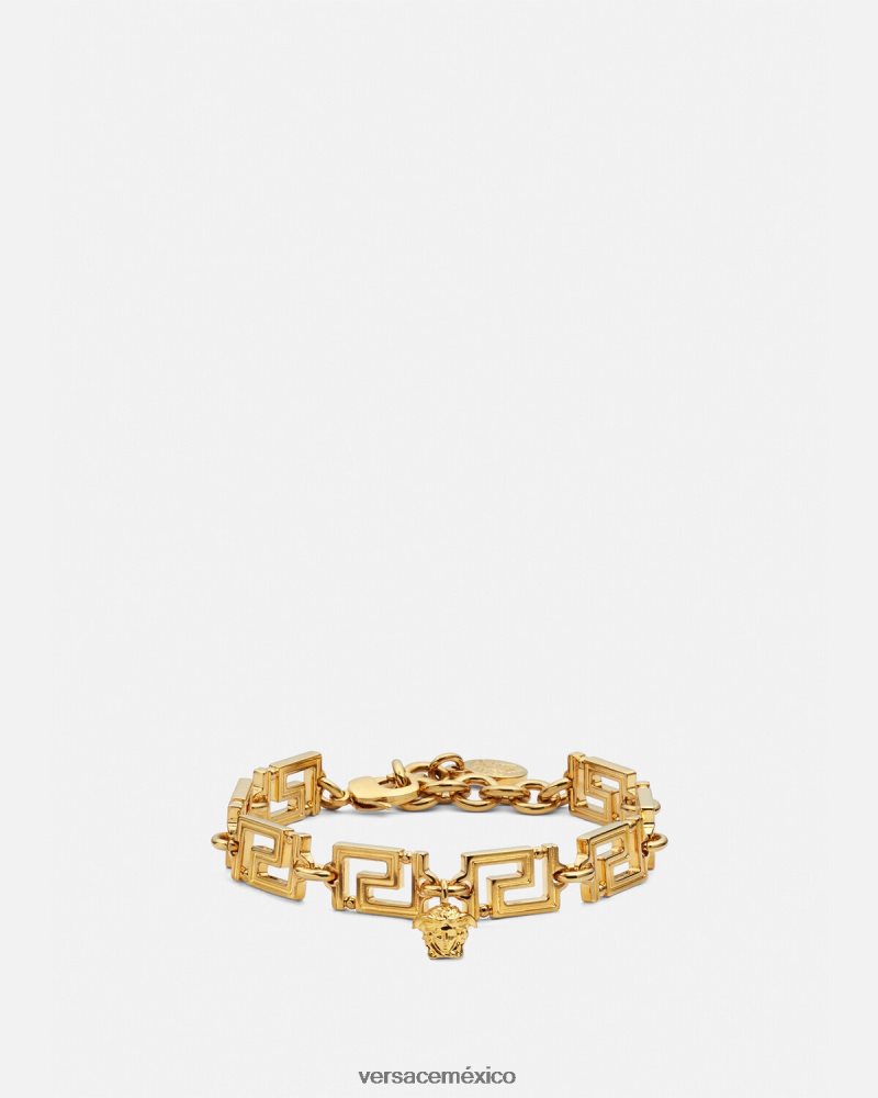 Versace pulsera greca oro accesorios mujer 84626J758
