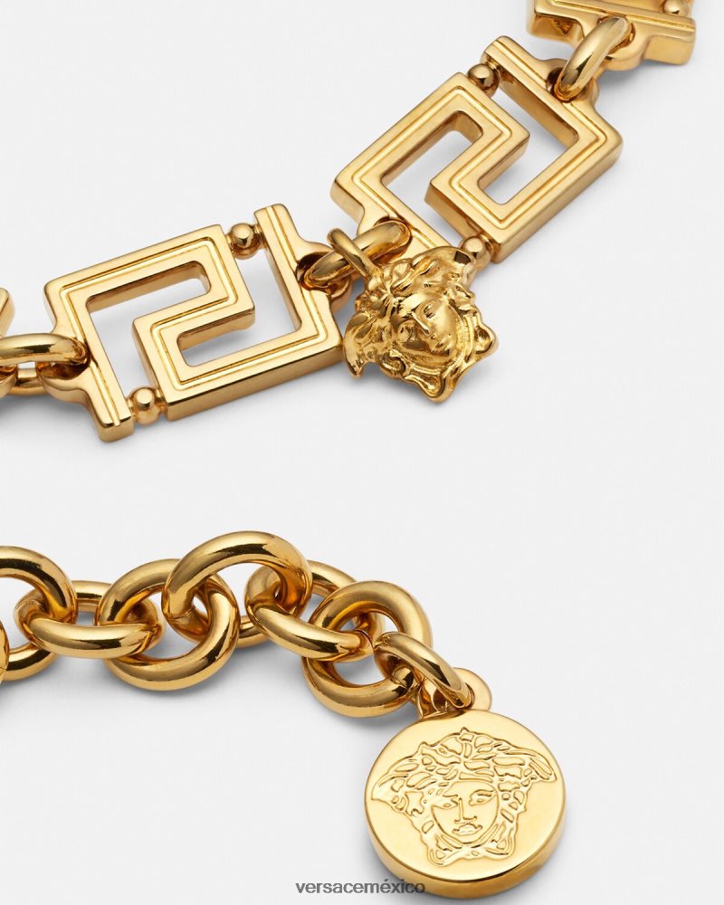 Versace pulsera greca oro accesorios mujer 84626J758