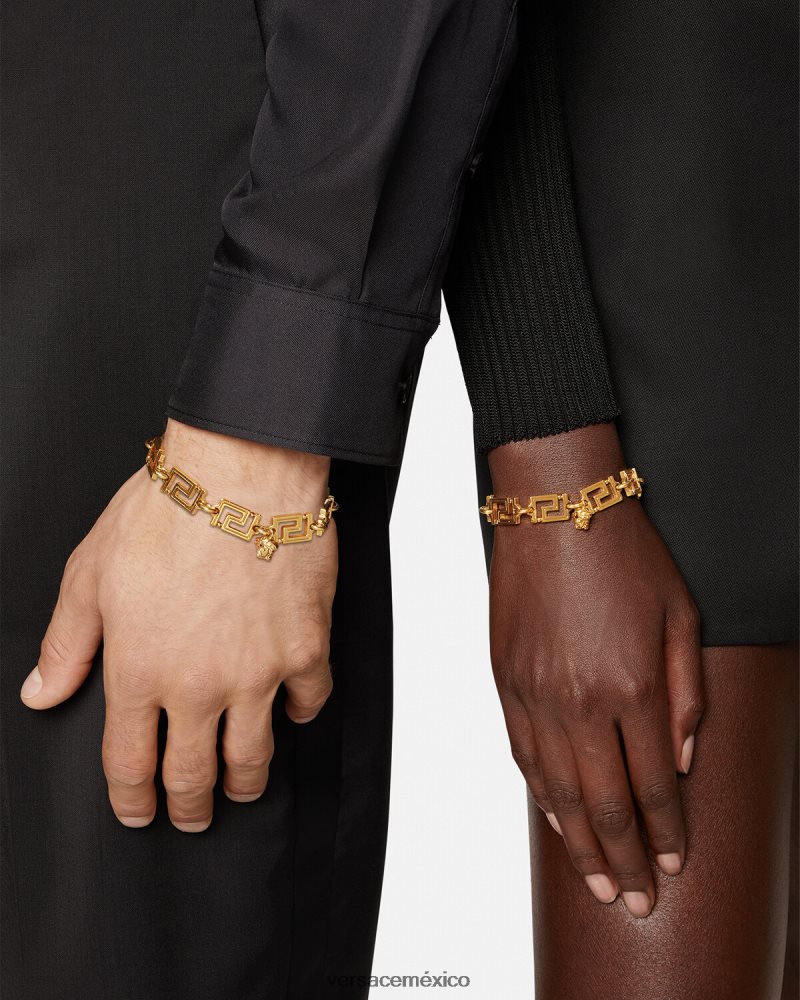 Versace pulsera greca oro accesorios mujer 84626J758
