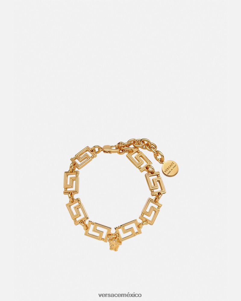 Versace pulsera greca oro cálido accesorios mujer 84626J759