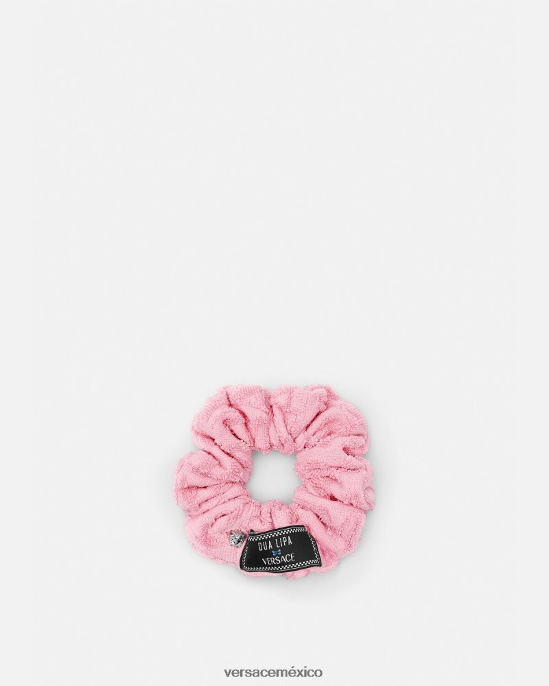 Versace coletero de toalla por toda la prenda rosa accesorios mujer 84626J866