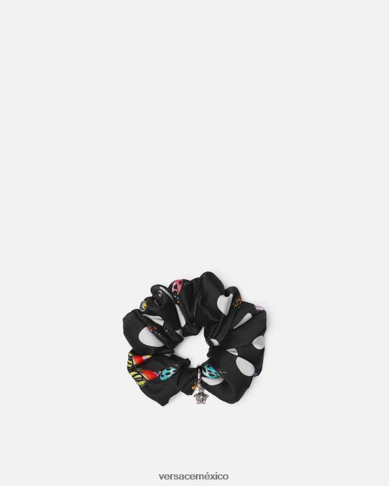 Versace scrunchie de mariposas imprimir accesorios mujer 84626J861